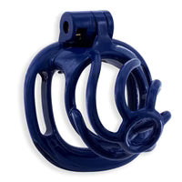 Cage de chasteté Kink Helix, taille XS, bleu foncé