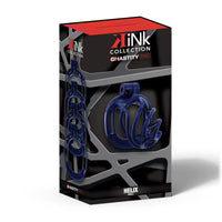 Cage de chasteté Kink Helix, petite taille, bleu foncé