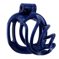 Cage de chasteté Kink Helix, petite taille, bleu foncé