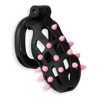 Cage à pénis Kink Chastity Series, taille moyenne, noire