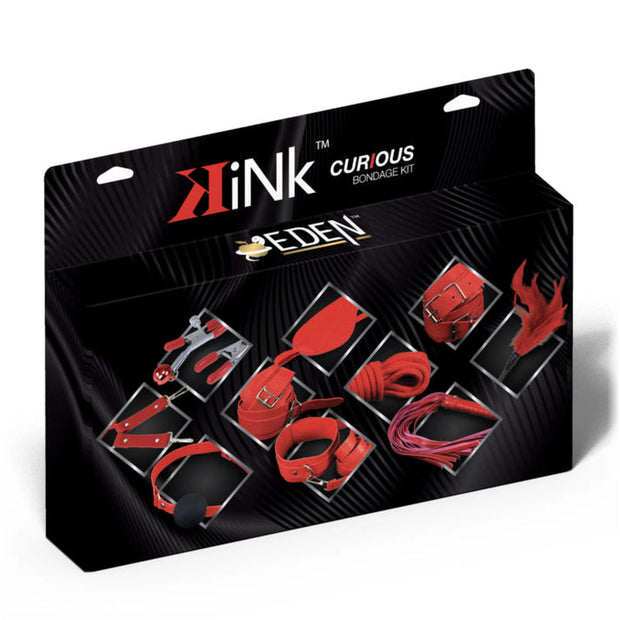 Kink curious  Beginner BDSM Kit Red