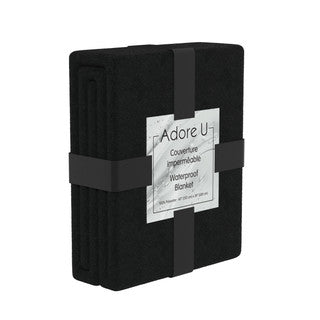 Adore U - Couverture imperméable - Noire