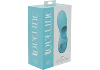 Joy - Vibromasseur à doigt 10 vitesses - Silicone - Rechargeable - Étanche - Bleu