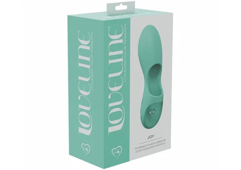 Joy - Vibromasseur à doigt 10 vitesses - Silicone - Rechargeable - Étanche - Vert