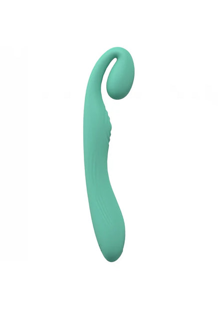 Obsession - Vibromasseur à double moteur 10 vitesses - Silicone scellé - Rechargeable - Submersible - Vert
