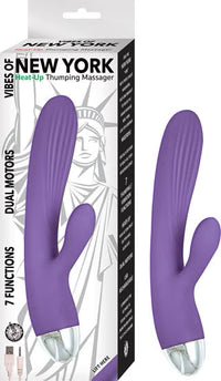 Vibes of New York - Chauffant, masseur vibrant, violet