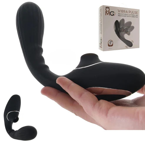 OMG Vibra Pulse Masseur et vibromasseur clitoridien à air comprimé - Noir
