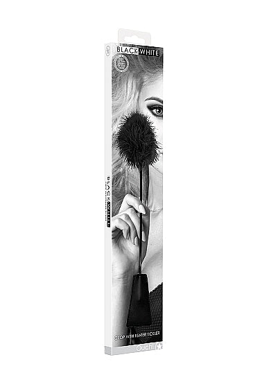 Ouch! Crop whit Feather Tickler