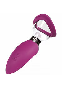 Tire-lait rechargeable pour stimulation vulvaire, clitoridienne, des mamelons et des seins - Rose