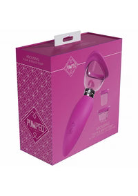 Tire-lait rechargeable pour stimulation vulvaire, clitoridienne, des mamelons et des seins - Rose