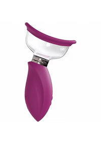 Tire-lait rechargeable pour stimulation vulvaire, clitoridienne, des mamelons et des seins - Rose
