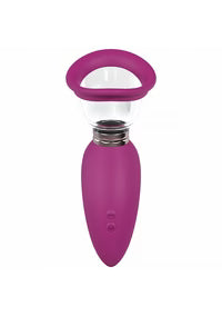 Tire-lait rechargeable pour stimulation vulvaire, clitoridienne, des mamelons et des seins - Rose