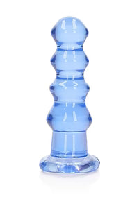 Godemiché incurvé ou plug anal - 13,5 cm (5,5 pouces) bleu