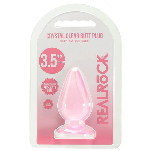 Plug anal rose - 8,5 cm (3,5 pouces)