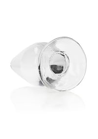 Plug anal transparent de 8,5 cm (3,5 pouces)