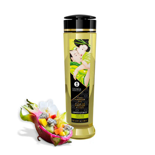 Huile de massage Shunga irrésistible - Fusion asiatique 240 ml