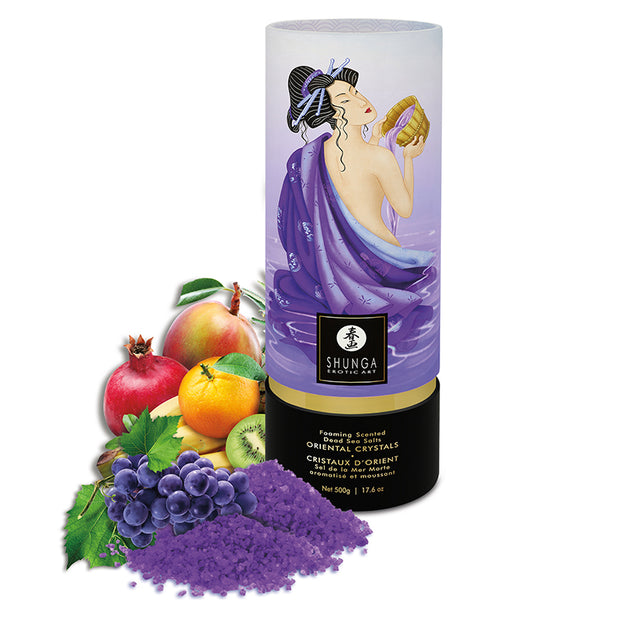 Shunga 17,6 oz Oriental Bath Crystal Exotic Fruits