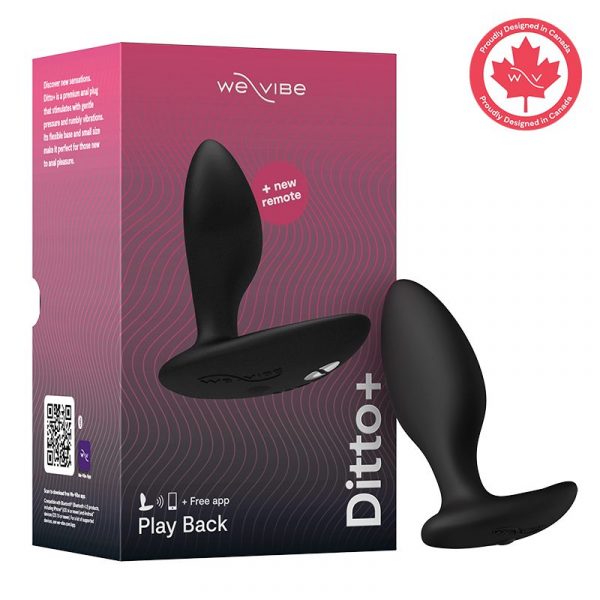 We-Vibe Ditto Noir satiné