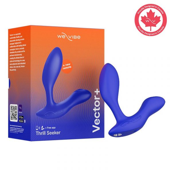 We-Vibe Vector + Bleu royal
