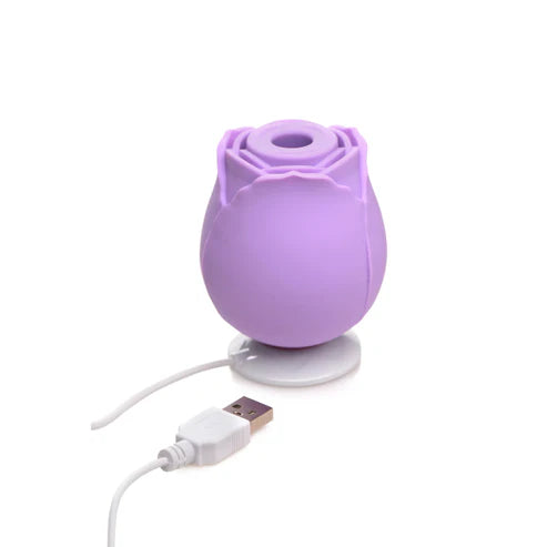 Stimulateur clitoridien à succion Bloomgasm Wild Rose 10X - Violet