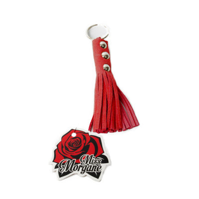 Miss Morgane- Porte-clé fouet rouge