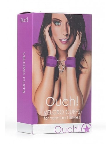 Ouch! Velcro cuffs Purple