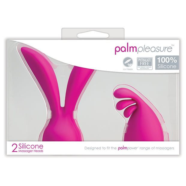 Palm Pleasure Attachments 2 silicone heads