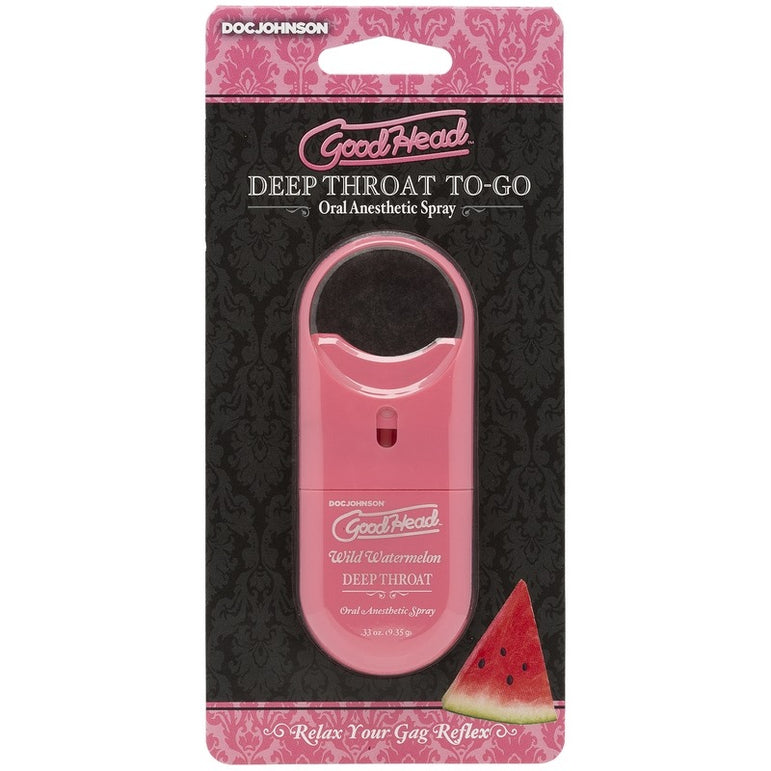 GoodHead To-Go Deep Throat Spray Wild Watermelon