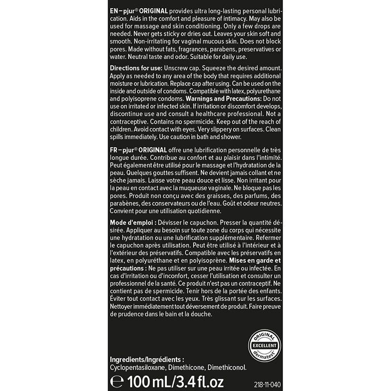 Pjur 100 ml Original Silicone-Based