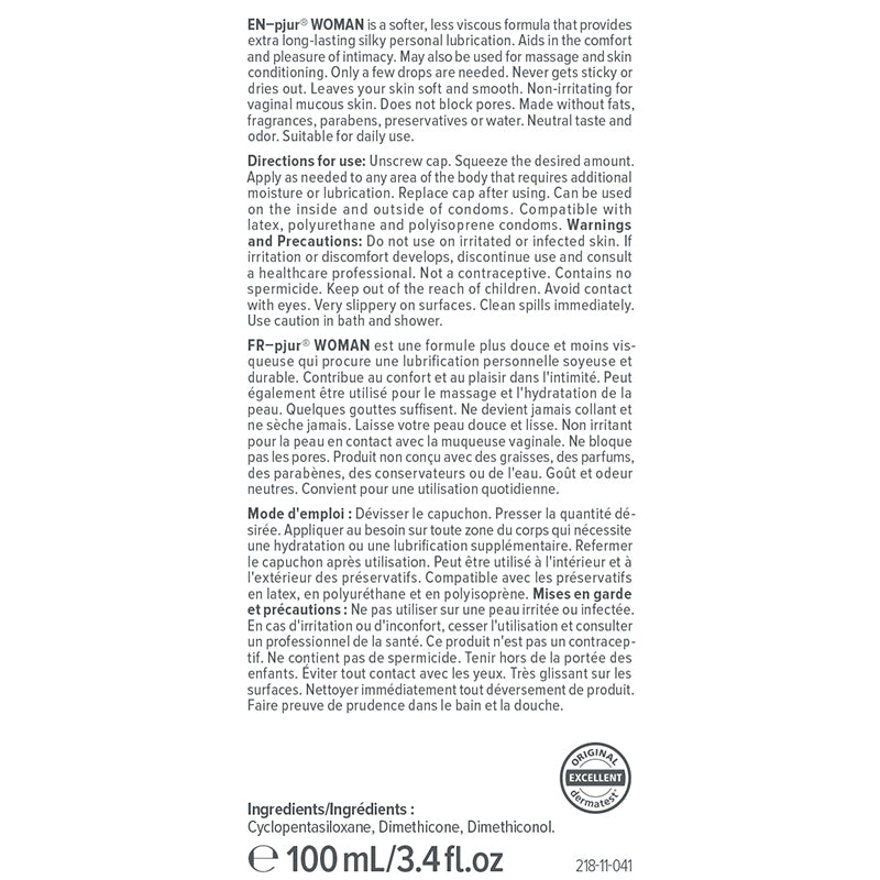 Pjur 100 ml Woman Silicone-Based