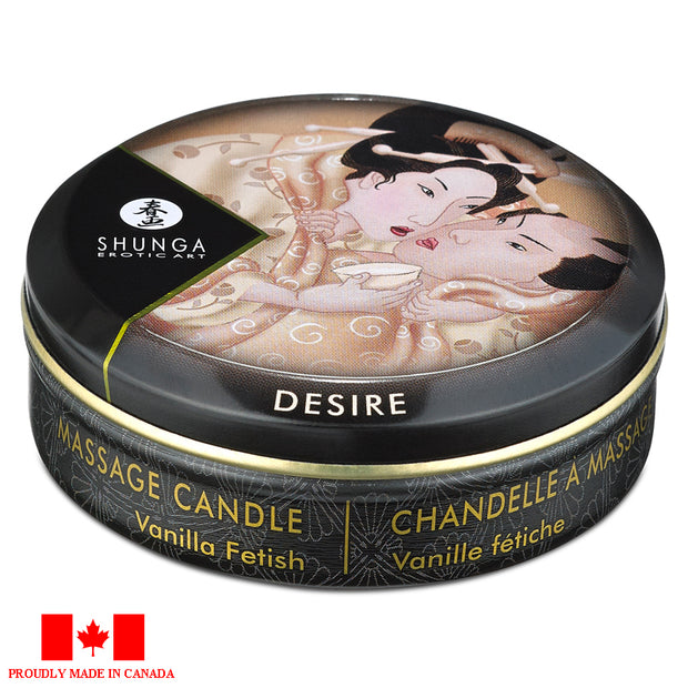 Shunga Mini Massage Candle 1 oz Vanille Fetish