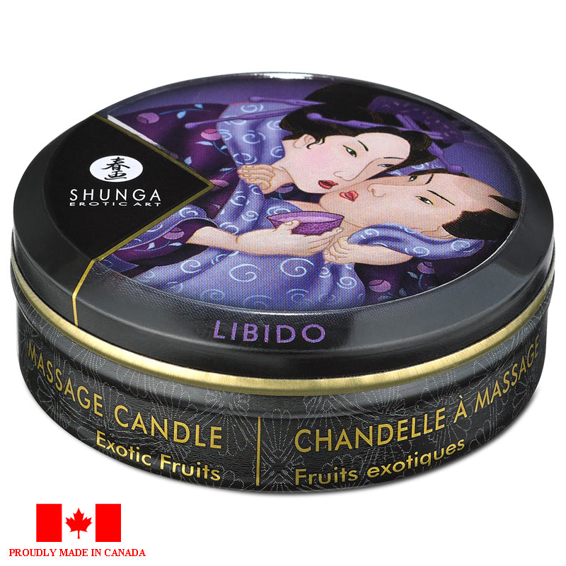 Shunga Mini Massage Candle 1 oz Exotic Fruits
