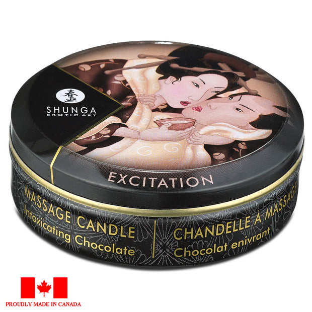 Shunga Mini Massage Candle 1 oz  Chocolate