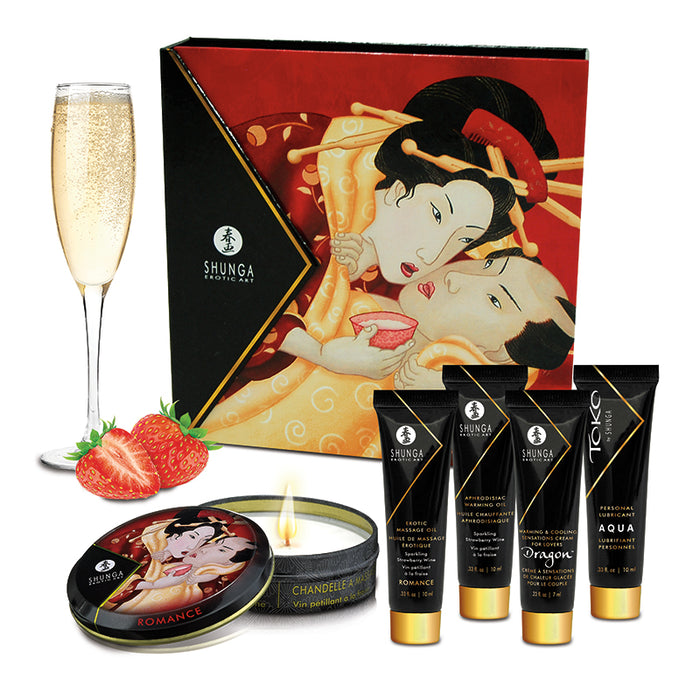 Shunga Geishas Secret Collection Sparkling Strawberry Wine