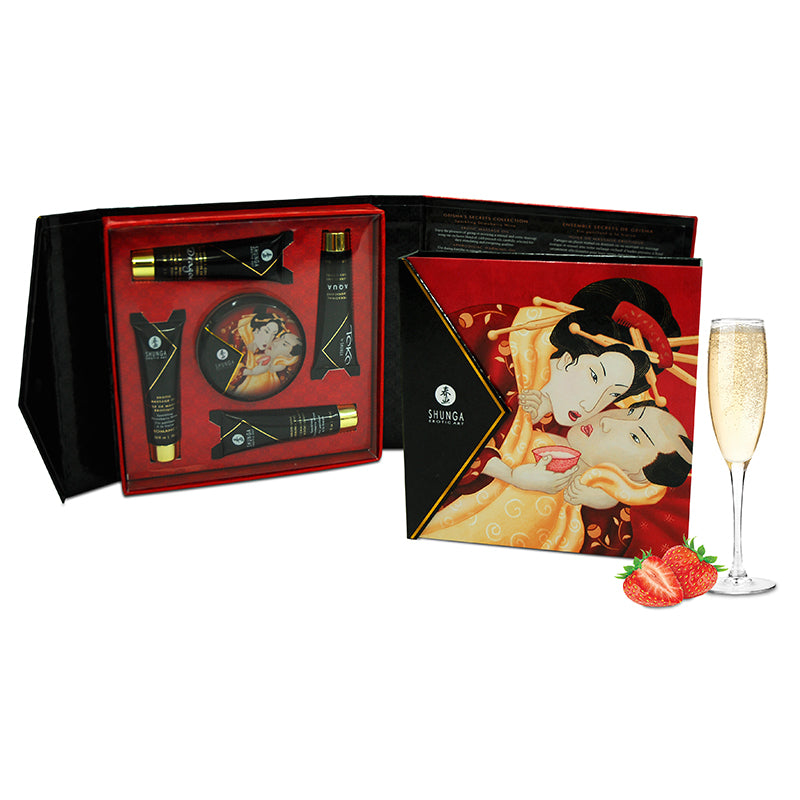 Shunga Geishas Secret Collection Sparkling Strawberry Wine