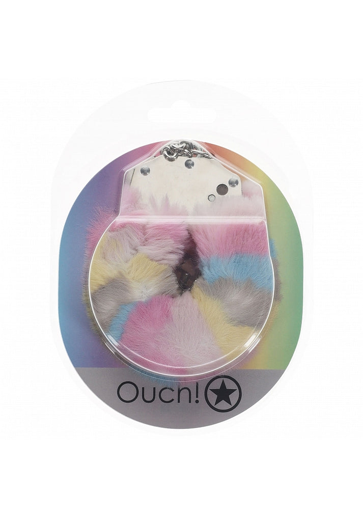 Ouch! Heavy duty Fluffy Handcuffs Multicolor 2