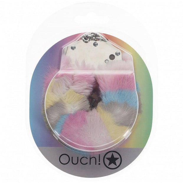Ouch! Heavy duty Fluffy Handcuffs Multicolor 2