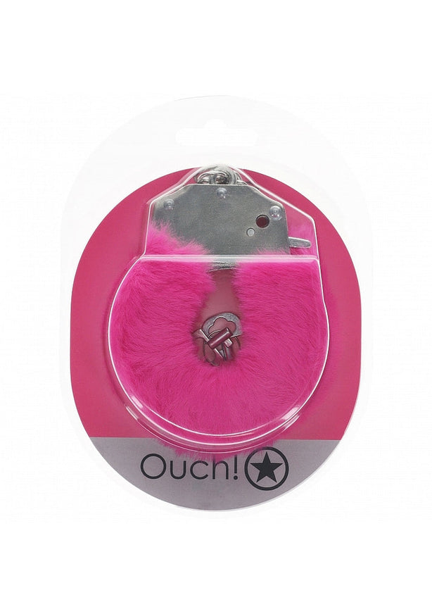 Ouch! Heavy duty Fluffy Handcuffs Pink