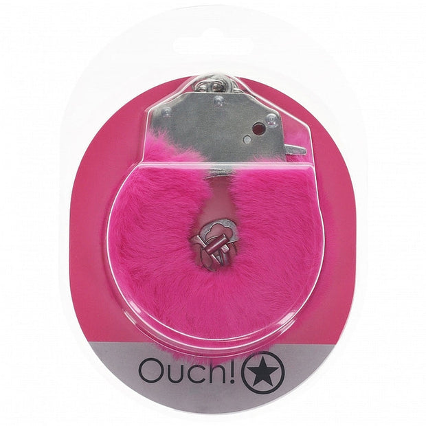 Ouch! Heavy duty Fluffy Handcuffs Pink