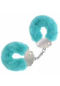Ouch! Heavy duty Fluffy Handcuffs Blue