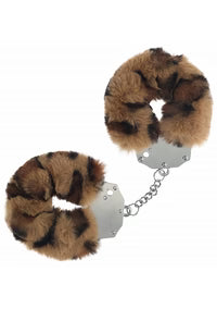 Ouch! Heavy duty Fluffy Handcuffs Leopard