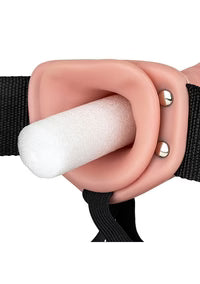 Strap-on creux sans boules - 15,5 cm
