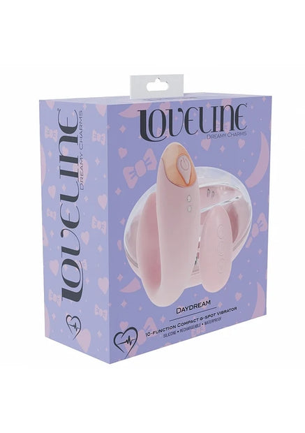 Loveline - Daydream - Vibromasseur rechargeable - 10 fonctions - Étanche - Rose