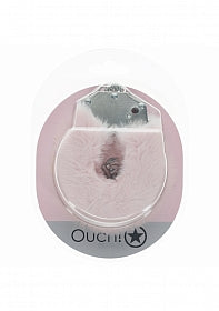 Ouch! Heavy duty Fluffy Handcuffs Powder Pink