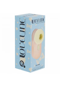 Loveline - Budsie - AirTapTech - Vibromasseur rechargeable - 10 fonctions - Étanche - Jaune