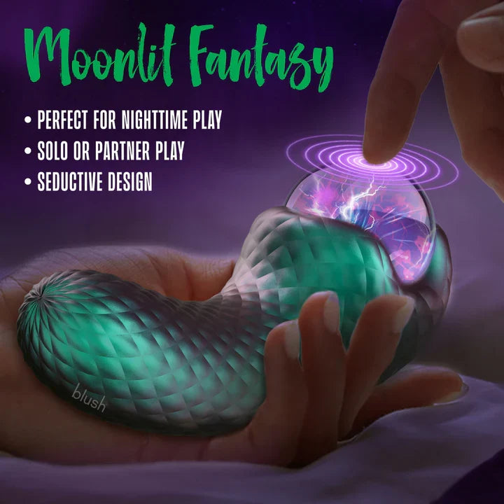 Temptasia - Vibrateur à pulsations serpent enchanté avec globe de plasma mystique - Millénaires sombres