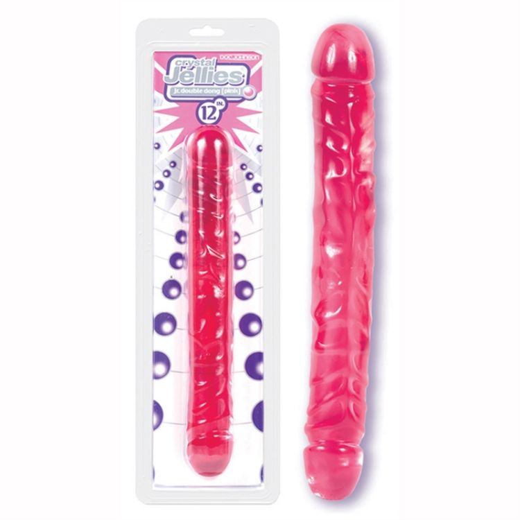 Image de JR. DOUBLE DONG 12'' PINK JELLIE