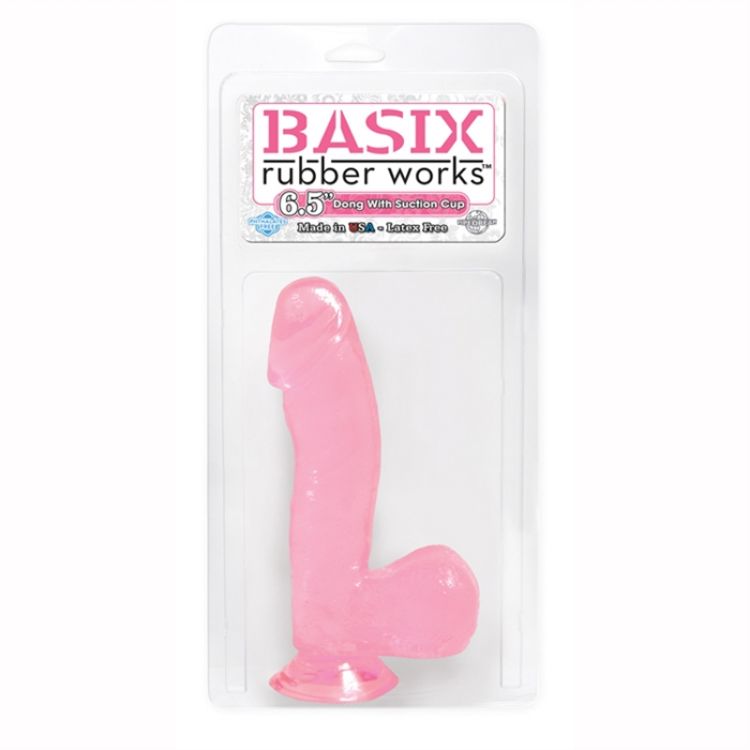 Image de BASIX RUBBER WORKS- 6.5'' WITH SUCTION CUP - ROSE