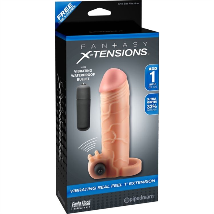 Image de FX - VIBRATING REAL FEEL 1" EXT- PEAU