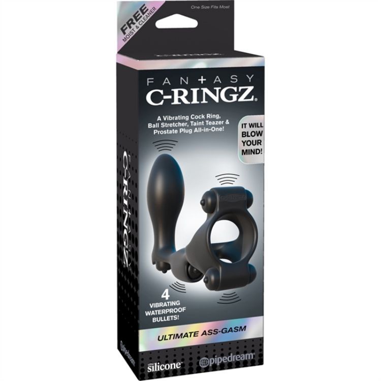 Image de C-RINGZ ULTIMATE ASS-GASM NOIR